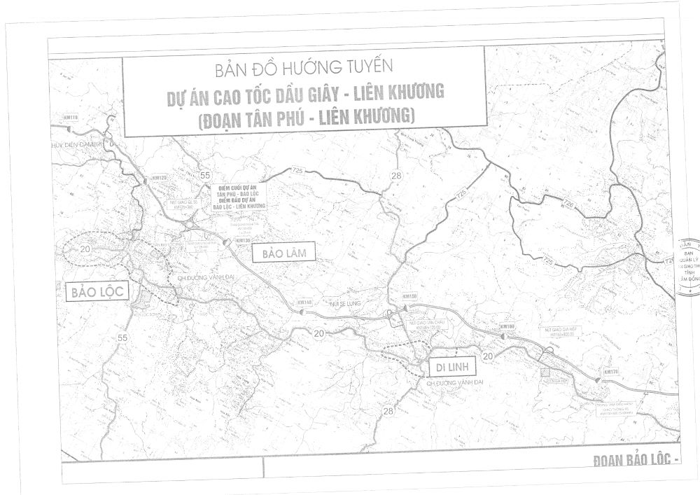 ANH 2 - Hé lộ hướng tuyến cao tốc Tân Phú – Bảo Lộc và Bảo Lộc – Liên Khương tại Lâm Đồng
